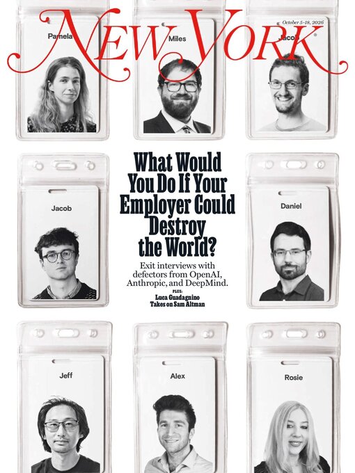 Cover image for New York Magazine